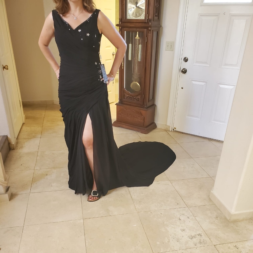 Gorgeous black dress perfect for mother of bride never been worn